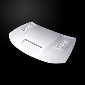 2015-2023 Dodge Charger SRT2-Style Dual-Functional Fiberglass Hood - DC15AHSRT2FHW