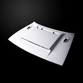 2008-2023 Dodge Challenger Demon-Style Dual-Functional Fiberglass Hood - DCG08AHDEMFHW