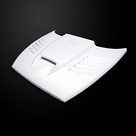 1997-2004 Dodge Dakota SSK Dual-Functional Ram Air Hood Fiberglass - DD97AHSSKFH