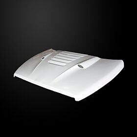 2002-2008 Dodge Ram 1500 TS Dual-Functional Ram Air Hood Fiberglass - DR02AHTSFH