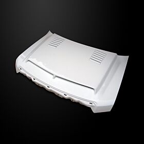 2009-2014 Ford F150 Type-E Dual-Functional Ram Air Hood Fiberglass - F1509AHTEFH