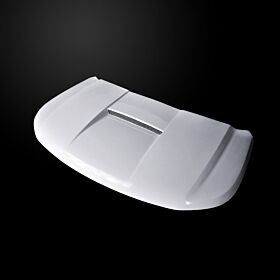 2016-2019 Ford Explorer Type-S Ram-Air Functional Fiberglass Hood - FEPL16AHTSFHW