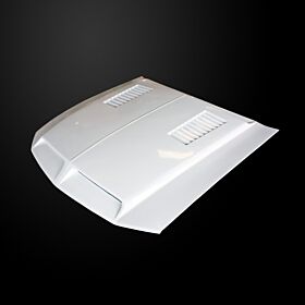 2005-2009 Ford Mustang Type-E Dual-Functional Ram Air Hood Fiberglass - FM05AHTE