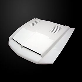 2010-2012 Ford Mustang Type-E Dual-Functional Ram Air Hood Fiberglass - FM10AHTE