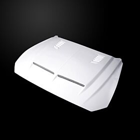 2018-2023 Ford Mustang Ecoboost/GT/V6 Type-E Dual-Functional Fiberglass Hood - FM18AHTEFHW