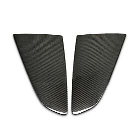 2015-2023 Ford Mustang Type -F Carbon Fiber Louvers Flat by Anderson Composites 