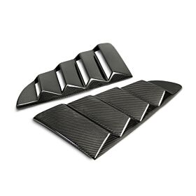 2015-2023 Ford Mustang Type-V Carbon Fiber Louvers Vented by Anderson Composites