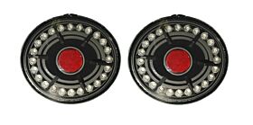 2005-2012 Chevy Corvette & Z06 Euro LED Taillights - Black - 03-CC05TLEDJM