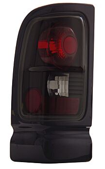 1994-2001 Dodge Ram Euro Tail Lights - Dark Smoke - 03-DR9401TLADS