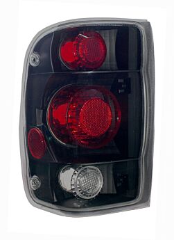1998-2001 Ford Ranger Gen 2 Euro Tail Lights - Dark Smoke - 03-FR9801TLAG2DS