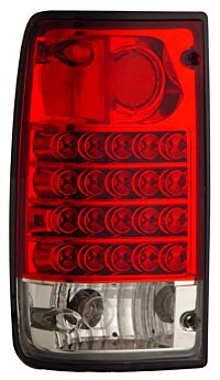 1989-1995 Toyota Pickup LED Tail Lights Red Clear - 03-TU8995TLED