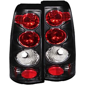 1999-2006 GMC Silverado 1500/2500/3500 Anzo Tail Lights Black - 211025
