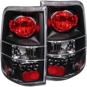 2004-2008 Ford F-150 Anzo Tail Lights Black - 211060