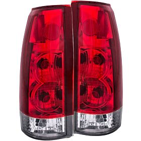 1988-2000 GMC Escalade Anzo Tail Lights Red/Clear - New Gen - 211140