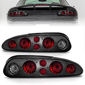 1993-2002 Chevrolet Camaro Anzo Tail Lights Dark Smoke  - 221175
