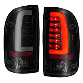 1995-2000 Toyota Tacoma Anzo LED Tail Lights Black Housing Smoke Lens - 311354