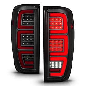2019-2023 GMC Sierra 1500/2500 HD/3500 HD Anzo Smoke Black Replacement Full LED Bar Tail Light - 311460