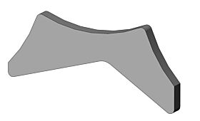 APEX UCA Gusset Mild Steel Sold Each Artec - GU4017
