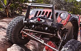 Jeep JK Front Bumper Rock Guard 07-18 Wrangler JK Aluminum by Artec Industries - JK2308