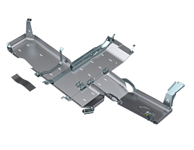 JL Full Bellypan With Oil Door - 2 Door 3.6L Aluminum 18-Up by Artec Industries - JL4166