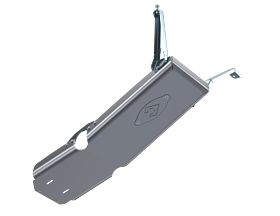 JLU Oil Skid Only With Oil Door -  2 and 4 Door 3.6L Aluminum 21-Present by Artec Industries - JL4184