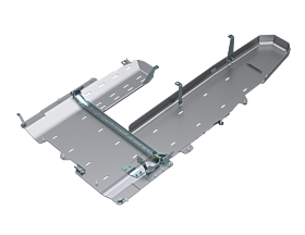 JT Gladiator T-Case/Fuel Skid/ DPF Only - 3.0L Diesel Aluminum by Artec Industries - JT4139