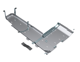 JT Gladiator T-Case/Fuel Skid Kit Only - 3.6L Aluminum by Artec Industries - JT4159
