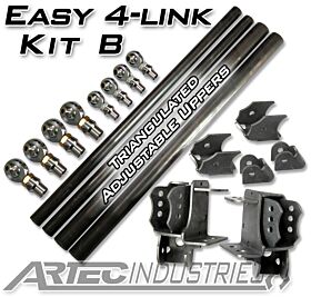 Easy 4 Link Kit B No Tube All 1.25 Inch Krawler Joints by Artec Industries - LK0016