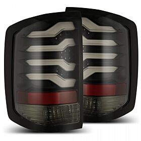 14-18 Chevrolet Silverado 1500 PRO-Series LED Tail Lights Jet Black by AlphaRex - 620010