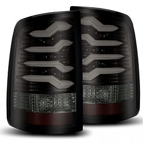 09-18 Ram 1500 Truck PRO-Series LED Tail Lights Jet Black by AlphaRex - 640010