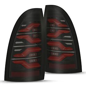 05-15 Toyota Tacoma LUXX-Series LED Tail Lights Black-Red by AlphaRex - 680070
