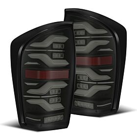 16-23 Toyota Tacoma LUXX-Series LED Tail Lights Black by AlphaRex - 680090