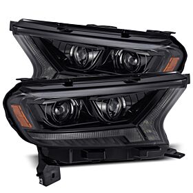 19-23 Ford Ranger LUXX-Series LED Projector Headlights Alpha-Black by AlphaRex - 880121