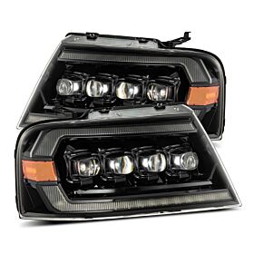 04-08 Ford F-150 NOVA-Series LED Projector Headlights Alpha-Black by AlphaRex - 880130
