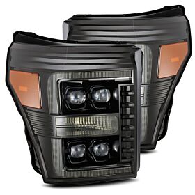 11-16 Ford F-250/F-350 Super Duty NOVA-Series LED Projector Headlights Alpha-Black by AlphaRex - 880147