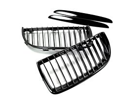 2006-2008 BMW 3-Series E90 Sedan/E91 Wagon Replacement Glazing Black Front Grill