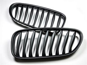 2003-2008 BMW Z4 / Z4M E85/E86 Replacement Stealth Black Front Grille - BM-0216