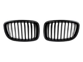 2009-2015 BMW 5-Series Gran Turismo GT Replacement Stealth Black Front Grille - 