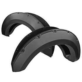 2017-2019 Ford F-250/F-350/F-450/F-550 Super Duty Terrain Fender Flares 4PC by Bulken Off-Road - BKN-19535002