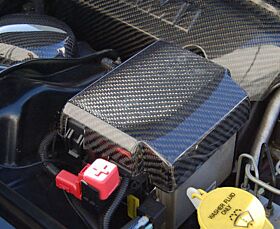 2005-2007 Dodge Charger Carbon Fiber Fuse Box Cover by Black Ops Auto Works - 220.1009