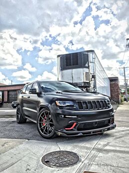 2012-2016 Jeep Grand Cherokee Front Fiberglass Aero Splitter by Black Ops Auto Works - 240.0974