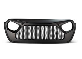 2018-2022 Jeep Wrangler JL & 2020-2022 JT Replacement Grille Black by DV8 Off-Road - GRJL-01