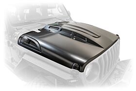 2018-2022 Jeep Wrangler JL & 2020-2022 Jeep Gladiator JT Heat Dispersion Hood by DV8 Off-Road - HDMBJL-01