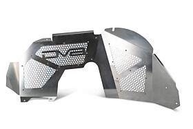 2018-2022 Jeep Wrangler JL & 2020-2022 JT Front Inner Fenders Black Or Raw by DV8 Off-Road - INFEND-03FB