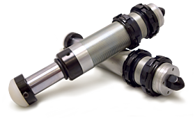 2007-2018 Jeep Wrangler JK/Jl/Jt 2.0 Front Hydraulic Bumpstops by DV8 Off-Road - RRBS2-01