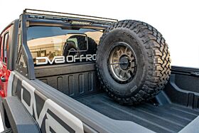 2020-2022 Jeep Gladiator JT Stand Up Spare Tire Mount by DV8 Off-Road - TCGL-02