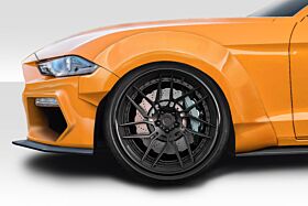 2018-2023 Ford Mustang Couture Grid Wide Body Front Fender Flares 4PC - 114998