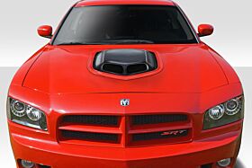 2006-2010 Dodge Charger Duraflex Shaker Hood - 1 Piece - 115177