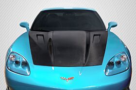 2005-2013 Chevrolet Corvette C6 Carbon Creations RKSV Hood - 1 Piece - 115183