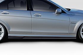 2008-2014 Mercedes C Class C63 W204 AF-1 Side Skirts Rocker Panels - 2 Piece - 115236